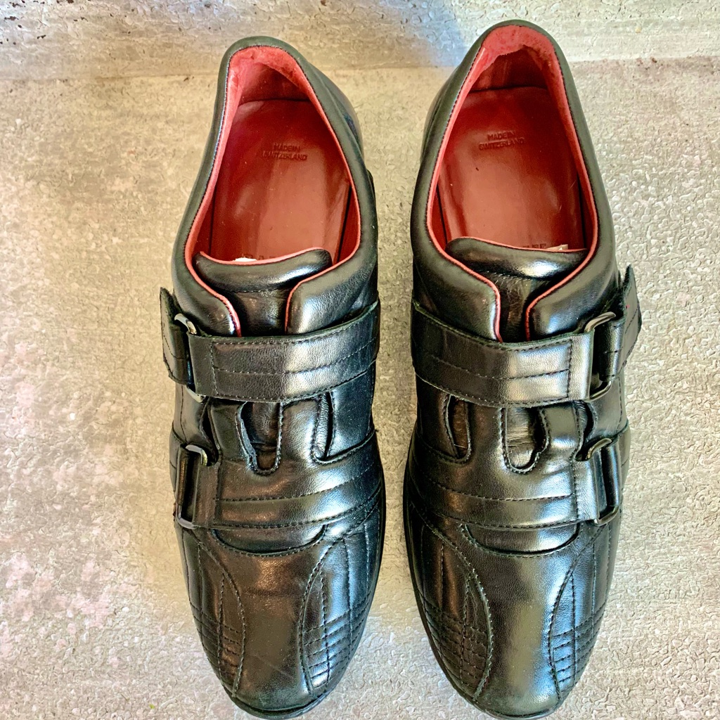 Bally Napa Lamb Skin Leather Sneaker Driving Shoes